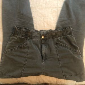 Old Navy High-waisted Grey Pants, Sz M, comfy fit, stretch waist